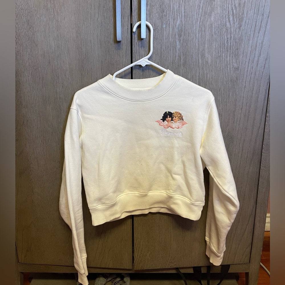 Fiorucci Cropped White Sweater